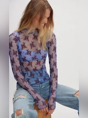 NWT FREE PEOPLE INTIMATELY  TWO TONE  LADY LUX LAYERING TOP XS